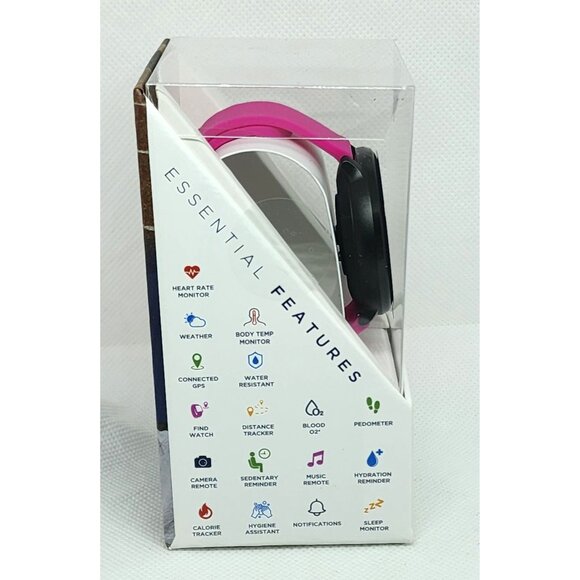 iTech Fusion 2 Smartwatch: Durable & Lightweight | Hot Pink Band | Android & iOS - Picture 7 of 16